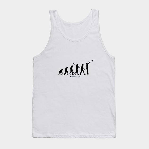 Basketball Evolution Tank Top by Cartoons by NICO